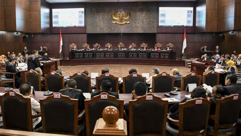 MK Putuskan Sidang Sengketa Pilpres 2019 Dilanjutkan Selasa