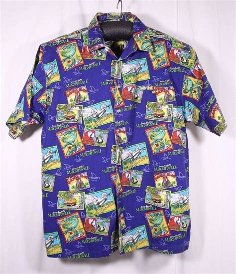 Jimmy Buffett Margaritaville Size XL Hawaiian Aloha Loud Shirt Song ...