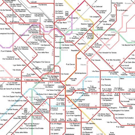 best tram map of Milan at Urbanrail.net | Milan, Train map, Map