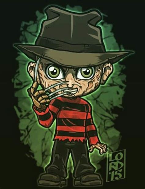 " Freddie Krueger " | Horror cartoon, Horror characters, Horror movie art