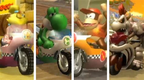 Mario Kart Wii - All Characters Losing Animations (7th Place) - YouTube