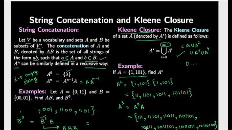 kleene star regular expressions