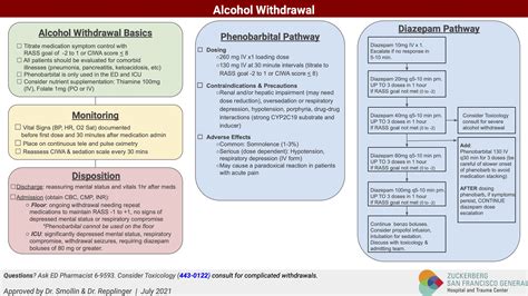 Alcohol Withdrawal Treatment | UCSF