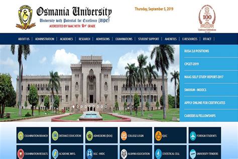 Osmania University MEd results 2019 declared at osmania.ac.in | Direct ...