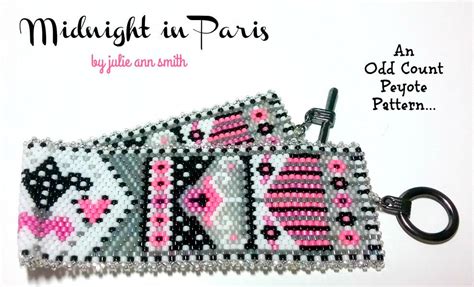 MIDNIGHT IN PARIS Bracelet Pattern – Julie Ann Smith