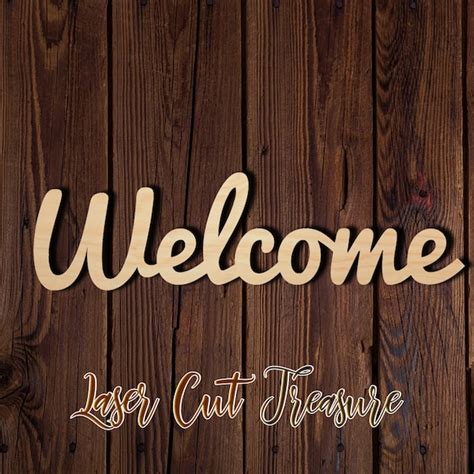 Wood Welcome Sign - Etsy