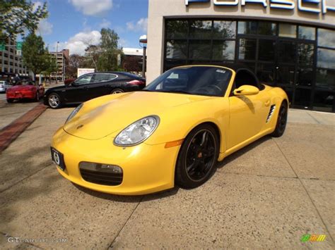 Speed Yellow 2005 Porsche Boxster Standard Boxster Model Exterior Photo ...