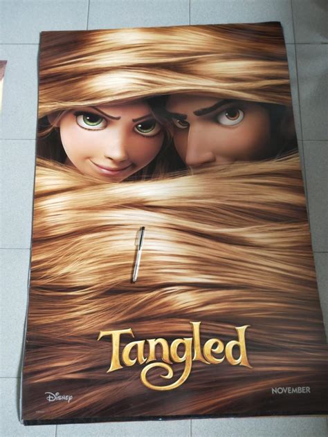 tangled movie poster original, Hobbies & Toys, Books & Magazines ...