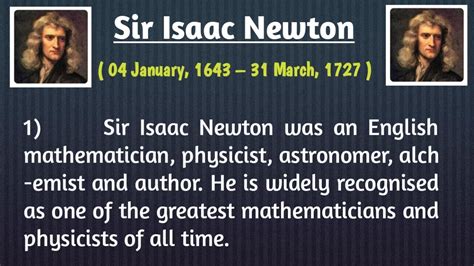 Isaac Newton essay in English | Isaac Newton Biography | 10 lines on ...