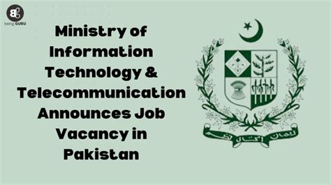 MoITT Announces Job Vacancy in Pakistan: Apply Now