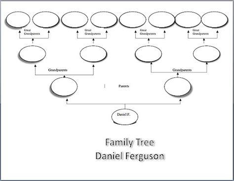 Here is a plain and simple family tree template made with MS Word ... , Family Tree Te… | Family ...