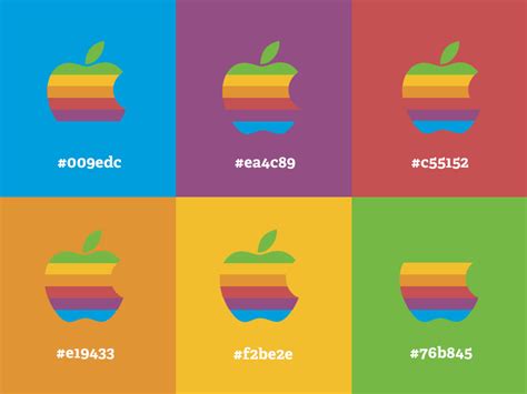 Apple Logo Colors by Stevo on Dribbble