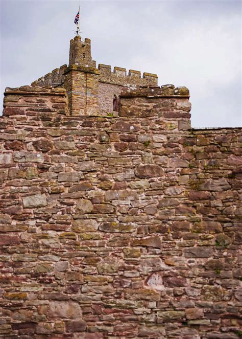 Old castle in Brecon at Brecon Beacons in Wales | Stock image | Colourbox