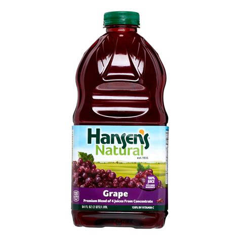 HANSENS GRAPE JUICE 8-64 OZ - BOTTLE JUICE - Mom Market and Baby Bong Sua