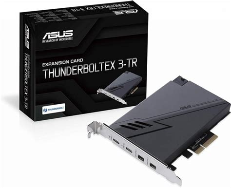 ASUS ThunderboltEX 3-TR, nueva tarjeta de expansión para Z490 y H470