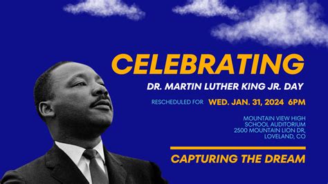 Rescheduled Dr. Martin Luther King, Jr. Day Celebration - January 31 ...