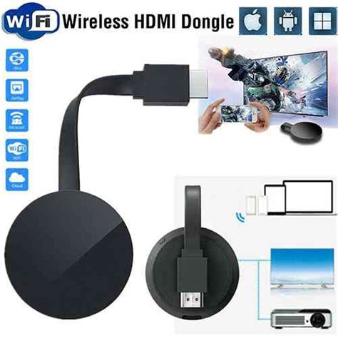 Wireless HDMI Dongle WiFi Display Dongle Receiver TV Miracast - ido.lk