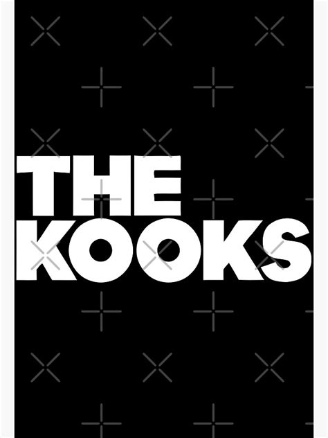 "The Kooks Merch The Kooks White Logo" Poster for Sale by ElbaSoft ...