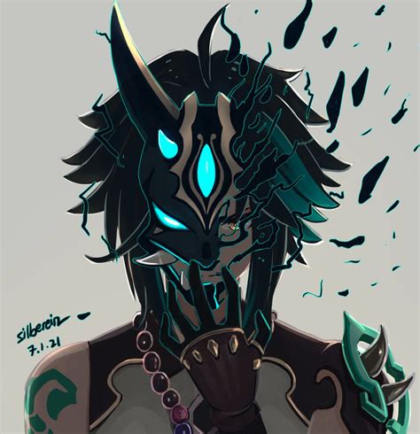 xiao genshin impact mask – Google-haku | Anime, Character art ...