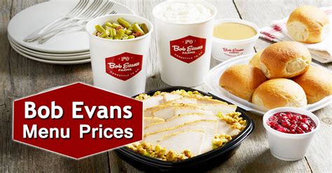 Bob Evans Menu And Prices