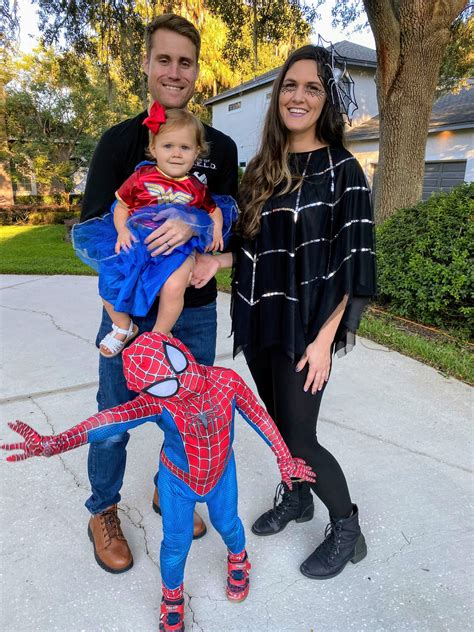 Superhero DIY Family Costume (Spider-Man)