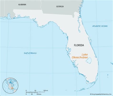 Lake Okeechobee | Depth, Location, Map, & History | Britannica