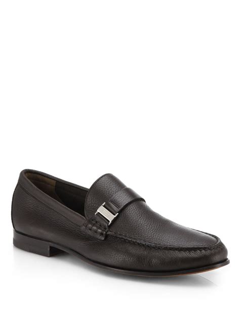 Bally Leather Loafers in Brown for Men | Lyst