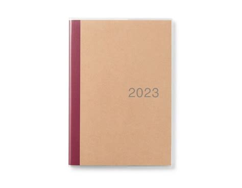 Muji 2023 Planner Muji 2023 Kraft Paper Monthly Planner - Etsy Hong Kong