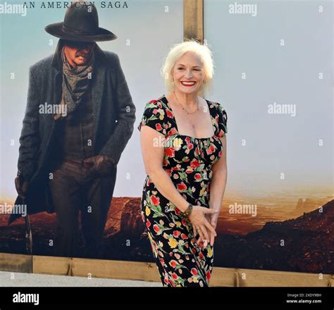 Cast member Elizabeth Dennehy attends the premiere of the western drama ...