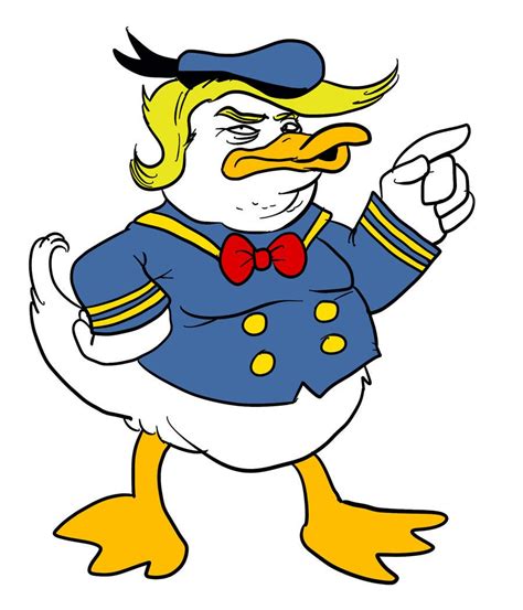 Draw Donald Trump as Donald Duck | Freelancer