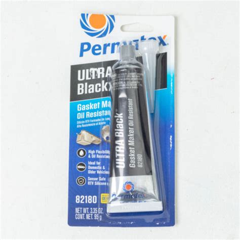 Permatex 82180 Ultra Black Maximum Oil Resistance RTV Silicone Gasket Maker | eBay