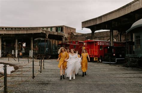 Seeing Red! A Spiritual + Celestial Wedding in an Abandoned Train ...