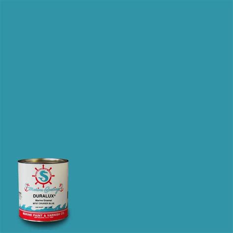 Duralux Marine Paint 1 qt. Cruiser Blue Marine Enamel-M737-4 - The Home Depot