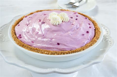 Blueberry Lemonade Pie Recipe - 6 Ingredients - Hostess At Heart