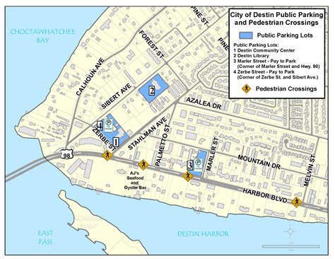 Destin Florida Map Of Beaches - Map Of Rose Bowl