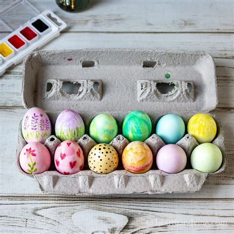 Watercolor Easter Eggs - An Easy and Fun Holiday Craft | Hearth and Vine