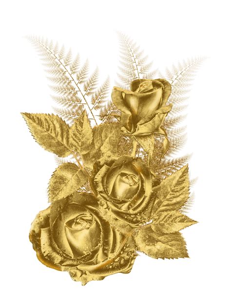 golden flower by roula33 on DeviantArt | Flower frame png, Golden ...