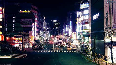 Tokyo Street At Night Wallpapers - Wallpaper Cave