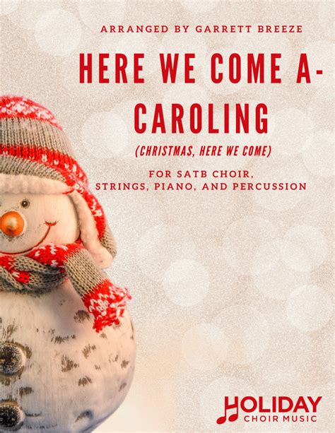 Here We Come A-Caroling (Orchestration) Sheet Music | Traditional ...