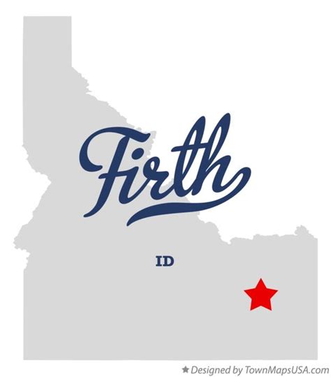 Map of Firth, ID, Idaho