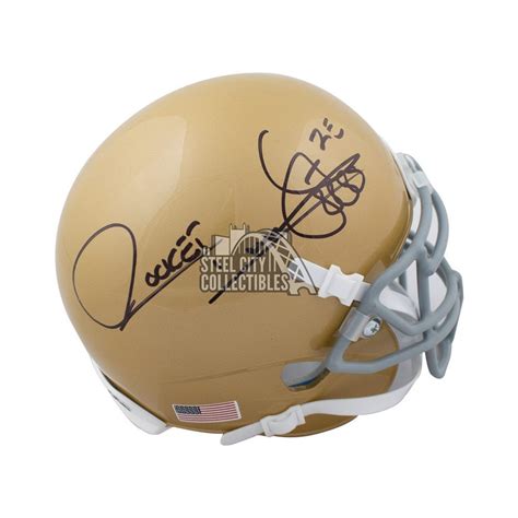 Raghib "Rocket" Ismail Autographed Notre Dame Mini Football Helmet ...