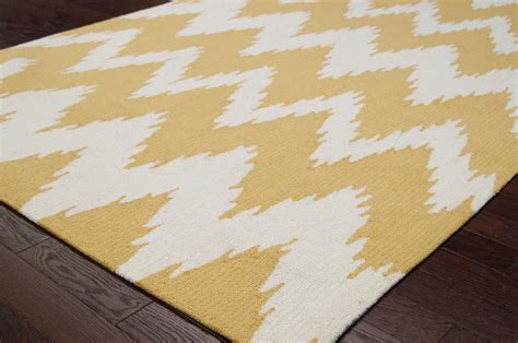Mustard Yellow Area Rug | Chevron rugs, Yellow area rugs, Nuloom