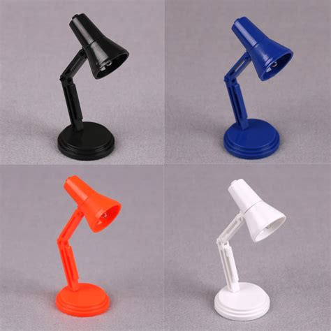 Home Decroation Miniature Mini Desk Lamp LED Light Furniture Toy Lighting Accessory 1:12 ...