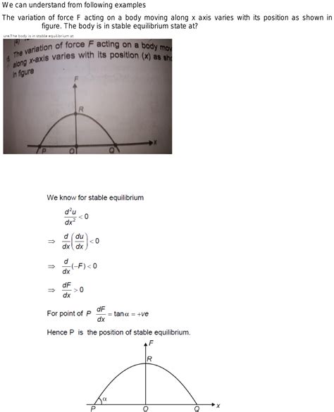 hoe to find stable unstable equilibrium points in F x graph