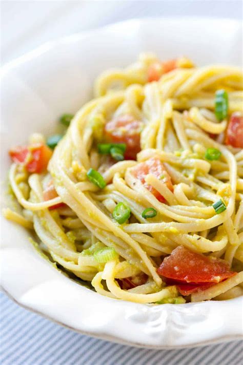 Quick Easy Avocado Pasta Recipe