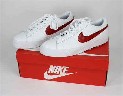 Marty McFly Back to the Future NIKE Costume SHOES White Red Leather | eBay