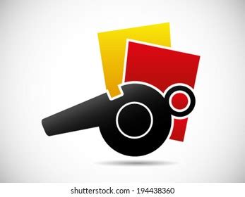 Red Yellow Card Fouls Stock Vector (Royalty Free) 194438360 | Shutterstock