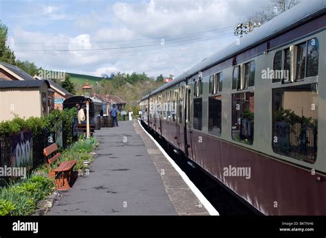 Railway carriages at Staverton station,commuters, commuting, emissions, england, environment ...