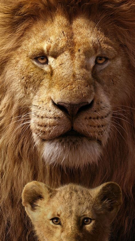 Mufasa & Simba In The Lion King 4K Ultra HD Mobile Wallpaper | Leão ...