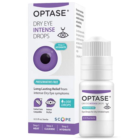 Buy Optase Dry Eye Intense Drops - Preservative Free Eye Drops for Long ...